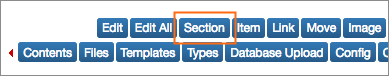 The Section button.