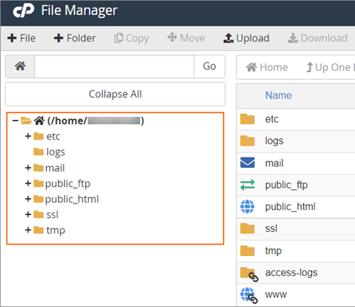 File Manager Folder