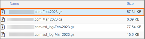 Select Log File.