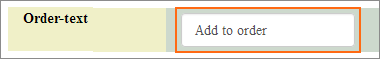 Picture of Store Editor Order-Text Variable Field