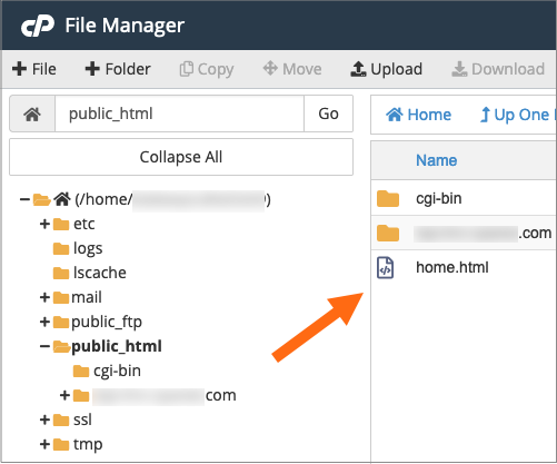 File Manager Select Folder and File