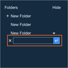 Name your new subfolder.