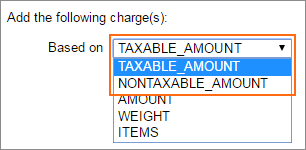 Free shipping on tax or non-taxable total.