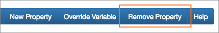 The Remove Property button.