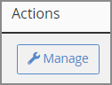 Domain Manage Button.