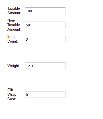 The Shipping & Tax Test