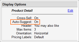 The Display Options dialog.