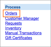 The Order Manager is under Process.