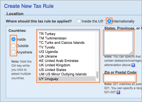 International options.