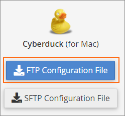 Cyberduck FTP Configuration