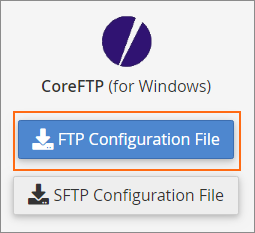 Core FTP Configuration File