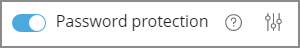 Password Protection Turned On.