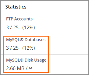 MySQL Statistics