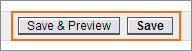 The Save & Preview and Save buttons.