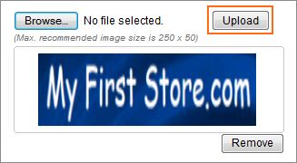 Picture of Checkout Wrapper Upload Image button