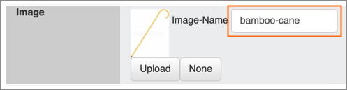 The Image-Name field.