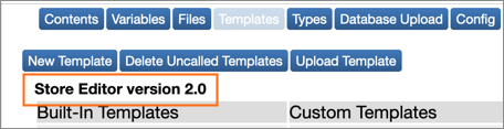 Store Editor version 2.0