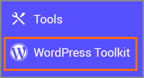 WordPress Toolkit Link.