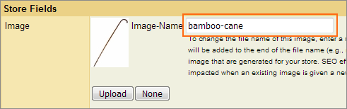 Picture of Image-name field in Catalog Manager