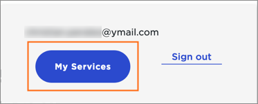 The My Services button.