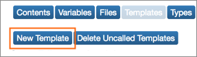 The New Template button.