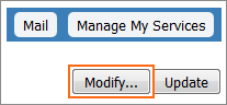 Modify is in the upper-right, just under Manage My Services.