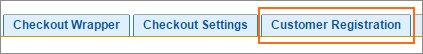 Click the Customer Registration tab.