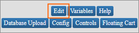 Picture of Store Editor Toolbar Edit button