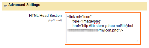 Picture of Checkout & Registration Manager Page Configuration HTML Head section